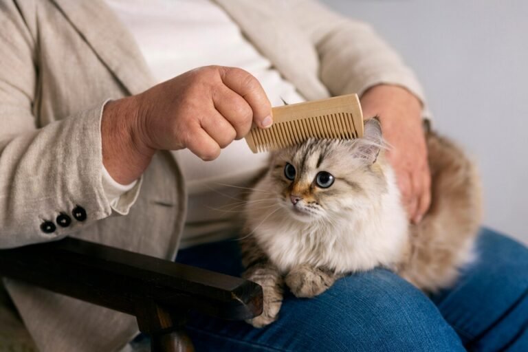 owner-brushing-cute-cat-side-view_23-2150139681